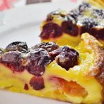 delicious clafoutis with cherries