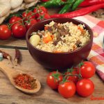 White pilaf and very tasty