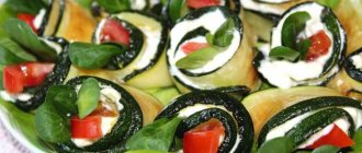 How to prepare zucchini for rolls