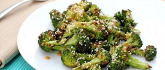 fried broccoli