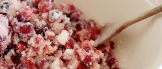 Cranberries mashed with sugar - 6 delicious recipes