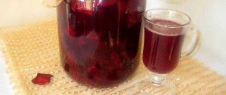 kvass from beets and black bread