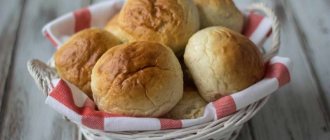 Recipes for buns in a bread machine: dough preparation, cooking time, photo