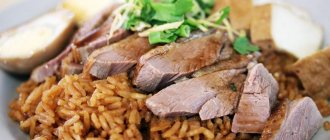 рисовая каша с мясом рецепт с фото