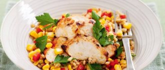 Salad with breast and corn: selection of ingredients and recipes