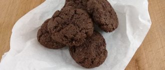 Шоколадное печенье фото-рецепт