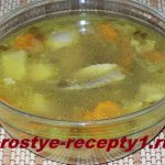Lentil soup with chicken