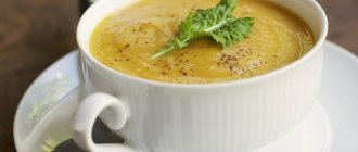 Vegetable puree soup - 13 recipes