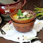 Canned fish soup with millet recipe