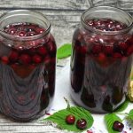 cherries in their own juice for the winter