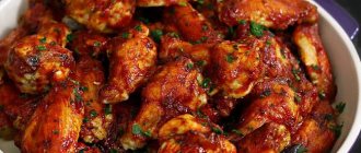 Baked BBQ wings
